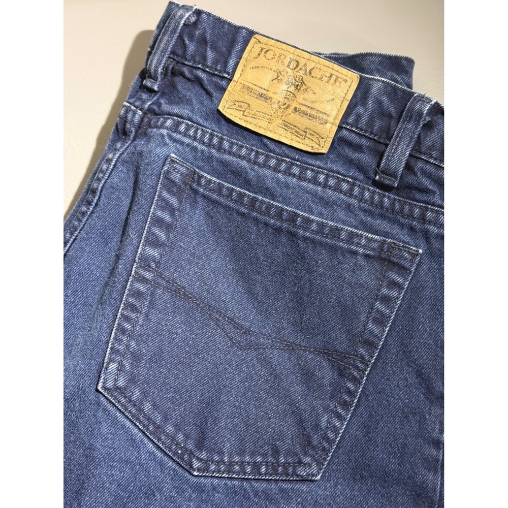 Vintage 90s Jordache Mens Blue Denim Straight Leg Jeans 34x32 Made in Hong Kong